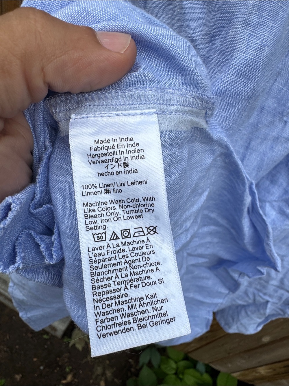 J. Crew linen capitaine shirt dress NWT - Picture 9 of 9